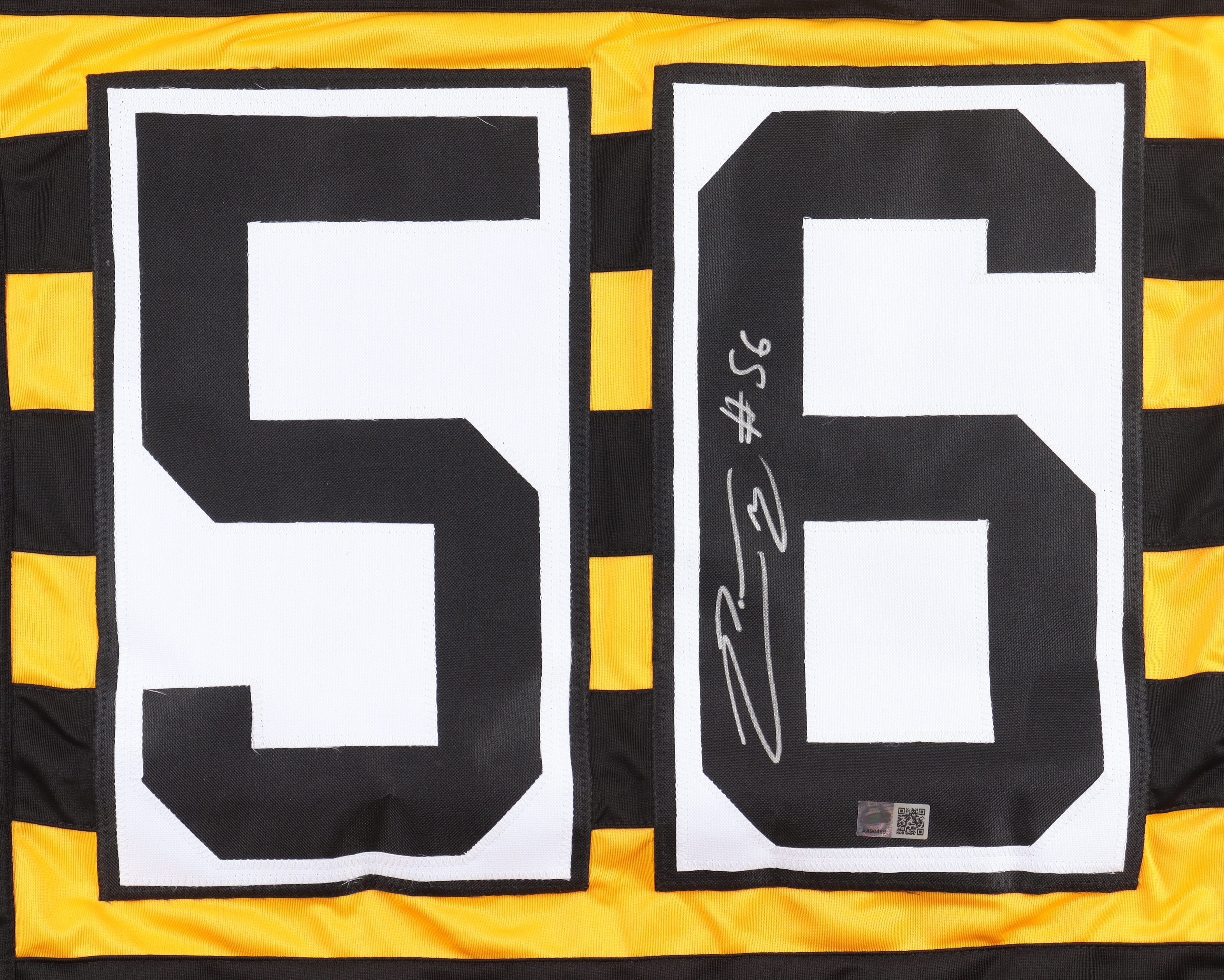 LaMarr Woodley Signed Jersey (TSE) at PristineAuction.com LaMarr Woodley Signed Jersey (TSE) at PristineAuction.com