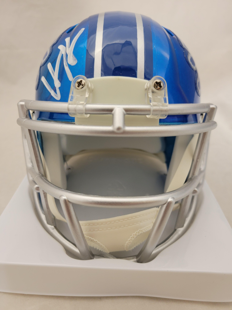 Hendon Hooker Signed Lions Flash Alternate Speed Mini Helmet (Beckett) at PristineAuction.com Hendon Hooker Signed Lions Flash Alternate Speed Mini Helmet (Beckett) at PristineAuction.com