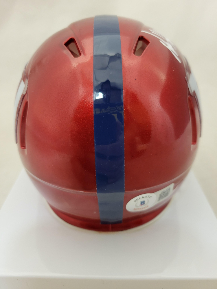 Jalin Hyatt Signed Giants Flash Alternate Speed Mini Helmet (Beckett) at PristineAuction.com Jalin Hyatt Signed Giants Flash Alternate Speed Mini Helmet (Beckett) at PristineAuction.com