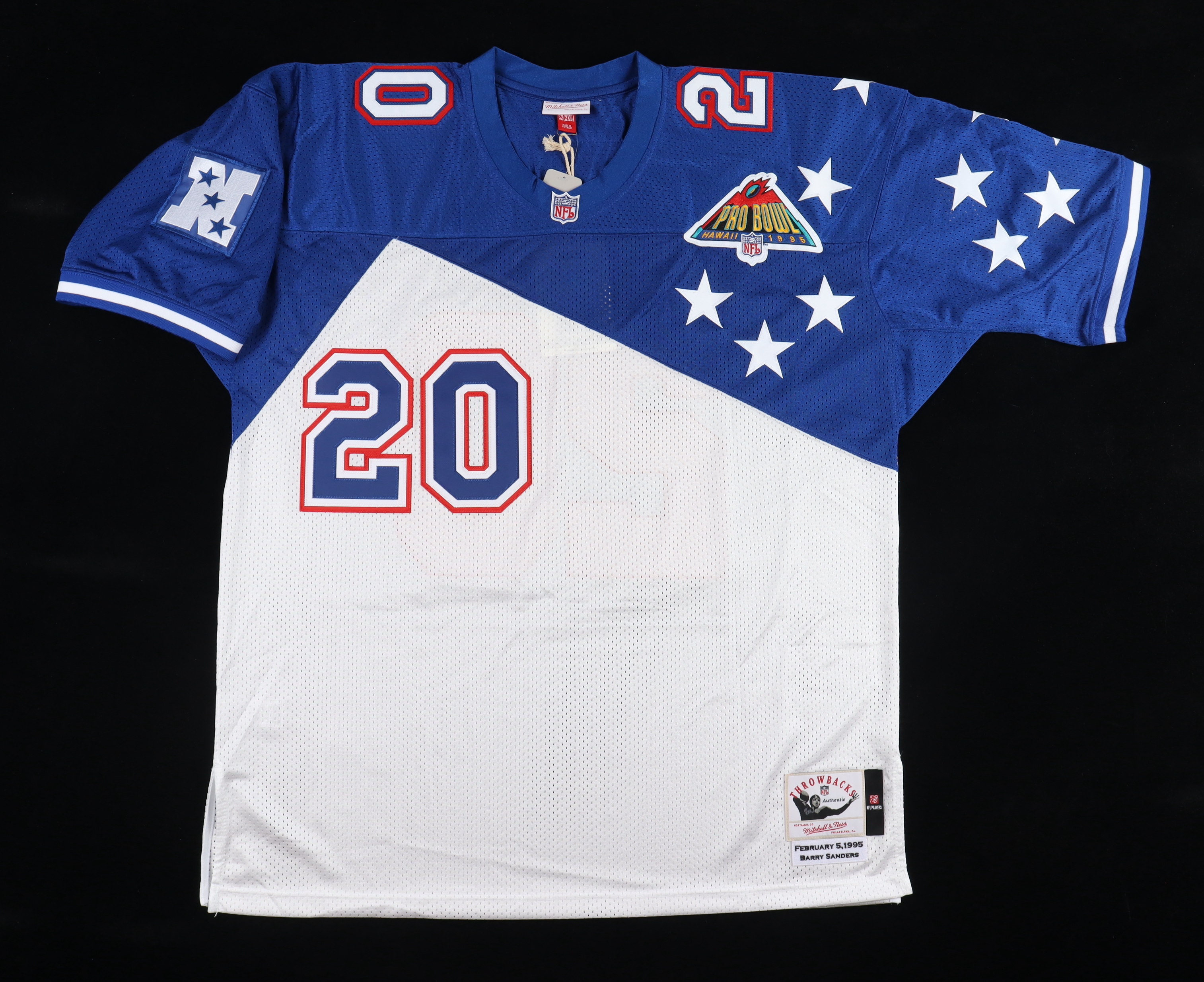 Barry Sanders Signed Pro Bowl Jersey Inscribed "10x Pro Bowl" (Schwartz) at PristineAuction.com Barry Sanders Signed Pro Bowl Jersey Inscribed "10x Pro Bowl" (Schwartz) at PristineAuction.com