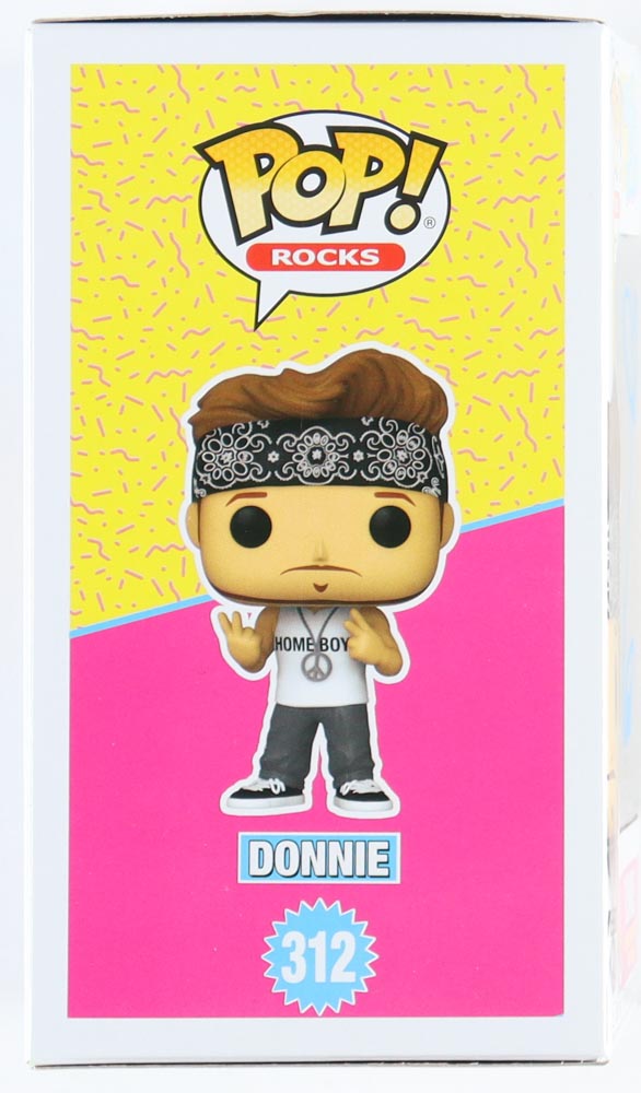 Donnie Wahlberg Signed New Kids on The Block #312 Donnie Funko Pop! Rocks Vinyl Figure (JSA) at PristineAuction.com Donnie Wahlberg Signed New Kids on The Block #312 Donnie Funko Pop! Rocks Vinyl Figure (JSA) at PristineAuction.com