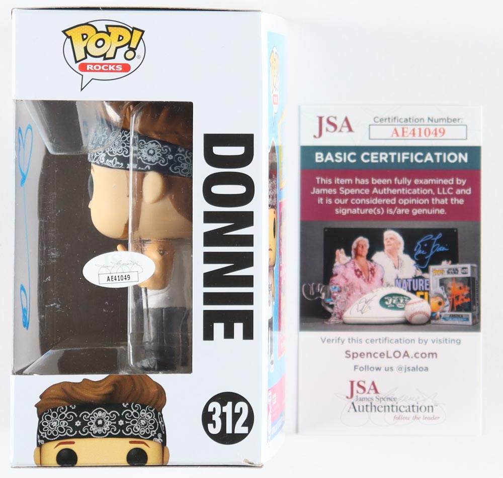 Donnie Wahlberg Signed New Kids on The Block #312 Donnie Funko Pop! Rocks Vinyl Figure (JSA) at PristineAuction.com Donnie Wahlberg Signed New Kids on The Block #312 Donnie Funko Pop! Rocks Vinyl Figure (JSA) at PristineAuction.com
