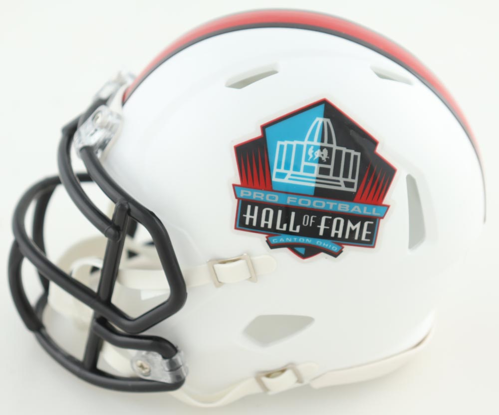 O.J. Simpson Signed Hall of Fame Logo Speed Mini Helmet (JSA) at PristineAuction.com O.J. Simpson Signed Hall of Fame Logo Speed Mini Helmet (JSA) at PristineAuction.com