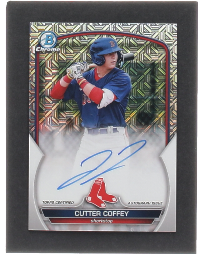 Cutter Coffey 2023 Bowman Chrome Mega Box Autographs #BMACC RC at PristineAuction.com Cutter Coffey 2023 Bowman Chrome Mega Box Autographs #BMACC RC at PristineAuction.com