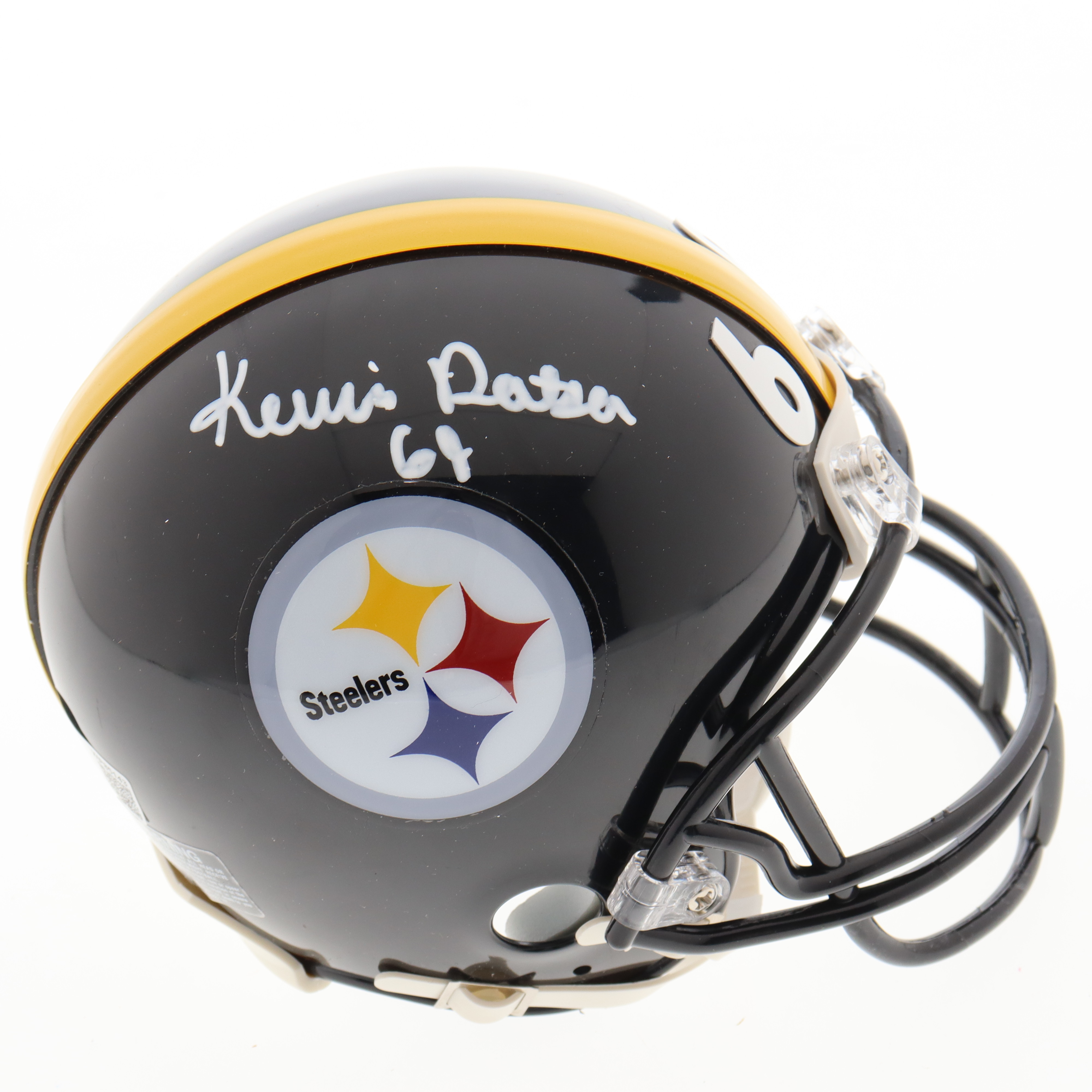 Kevin Dotson Signed Steelers Mini Helmet (Beckett) at PristineAuction.com Kevin Dotson Signed Steelers Mini Helmet (Beckett) at PristineAuction.com