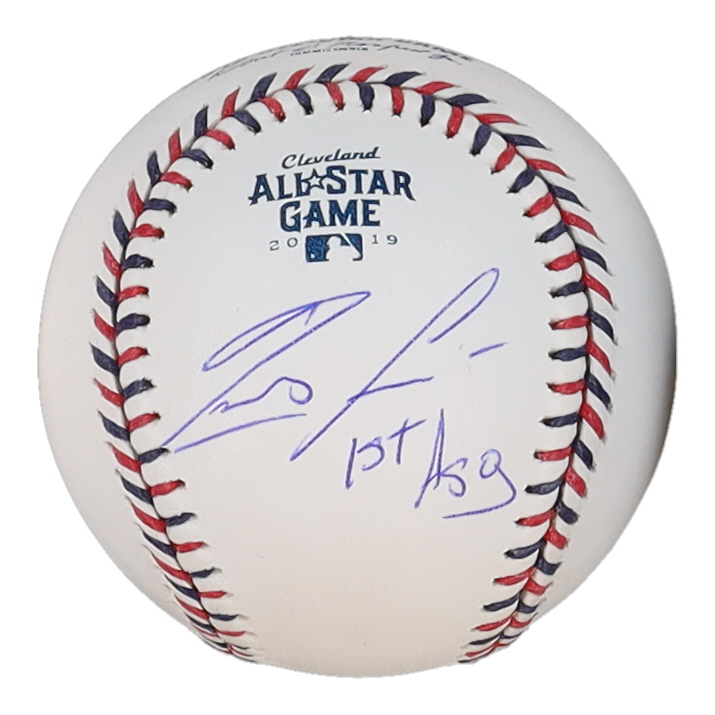 Ronald Acuna Jr. Signed 2019 All-Star Game Baseball Inscribed "1st ASG" (JSA & USA SM) at PristineAuction.com Ronald Acuna Jr. Signed 2019 All-Star Game Baseball Inscribed "1st ASG" (JSA & USA SM) at PristineAuction.com