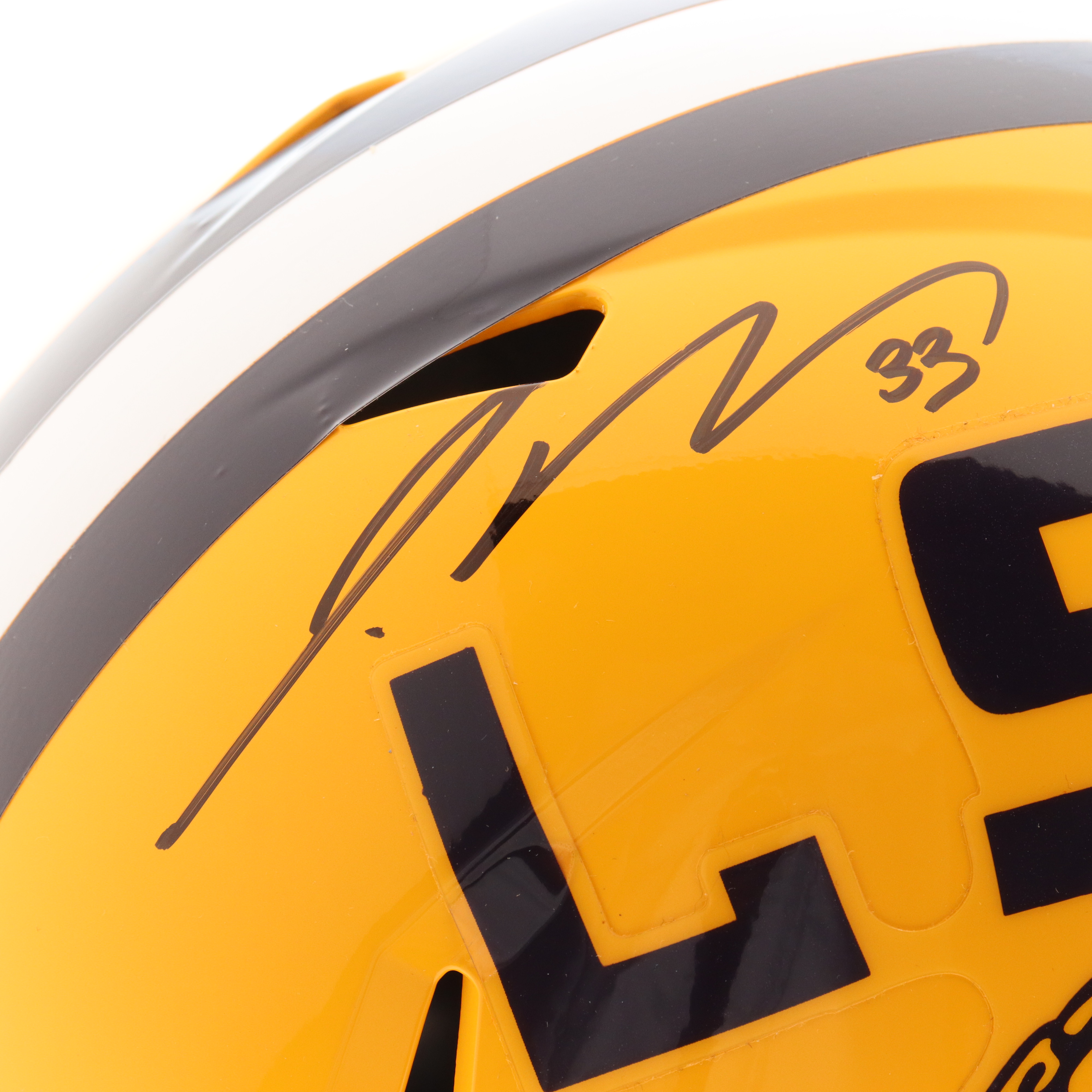Jamal Adams Signed LSU Tigers Full-Size Speed Helmet (JSA) at PristineAuction.com Jamal Adams Signed LSU Tigers Full-Size Speed Helmet (JSA) at PristineAuction.com
