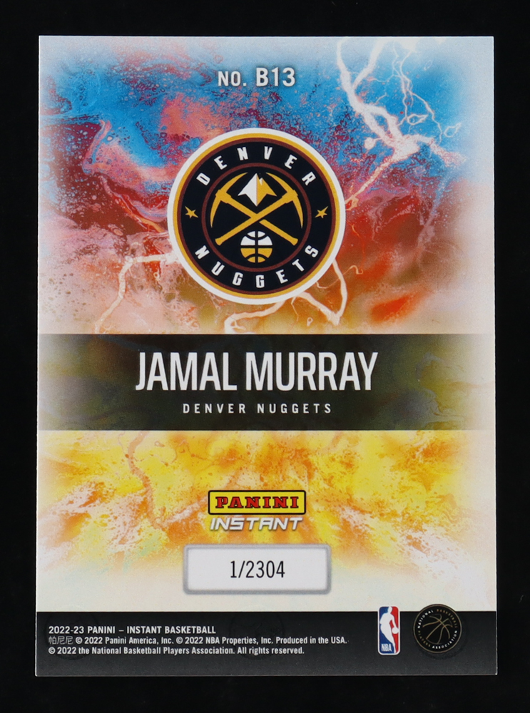 Jamal Murray 2022-23 Panini Instant Breakaway #B13 at PristineAuction.com Jamal Murray 2022-23 Panini Instant Breakaway #B13 at PristineAuction.com