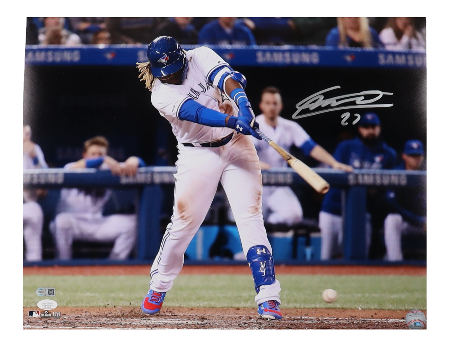 Vladimir Guerrero Jr. Signed Blue Jays 16x20 Photo (JSA & USA SM) at PristineAuction.com Vladimir Guerrero Jr. Signed Blue Jays 16x20 Photo (JSA & USA SM) at PristineAuction.com