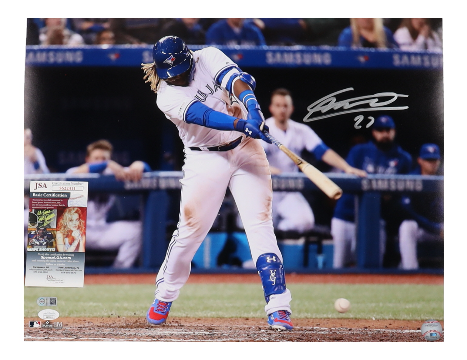 Vladimir Guerrero Jr. Signed Blue Jays 16x20 Photo (JSA & USA SM) at PristineAuction.com Vladimir Guerrero Jr. Signed Blue Jays 16x20 Photo (JSA & USA SM) at PristineAuction.com