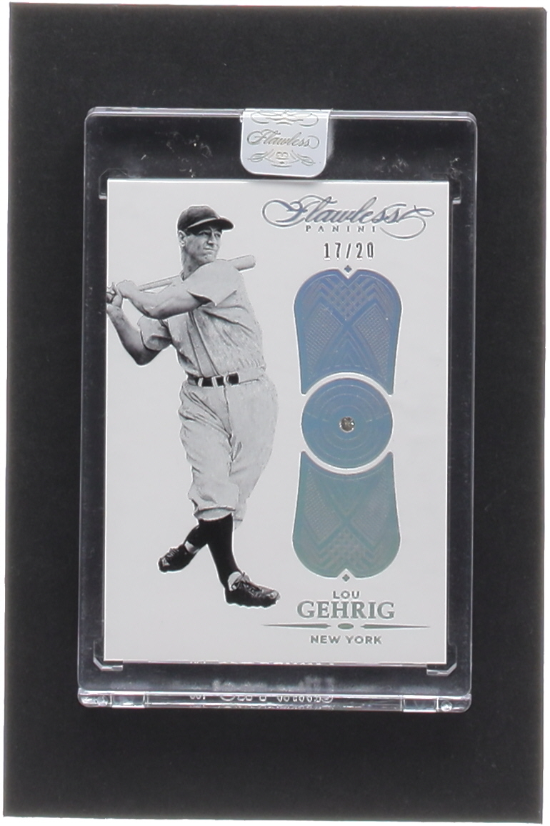 Lou Gehrig 2017 Panini Flawless #2 #17/20 at PristineAuction.com Lou Gehrig 2017 Panini Flawless #2 #17/20 at PristineAuction.com