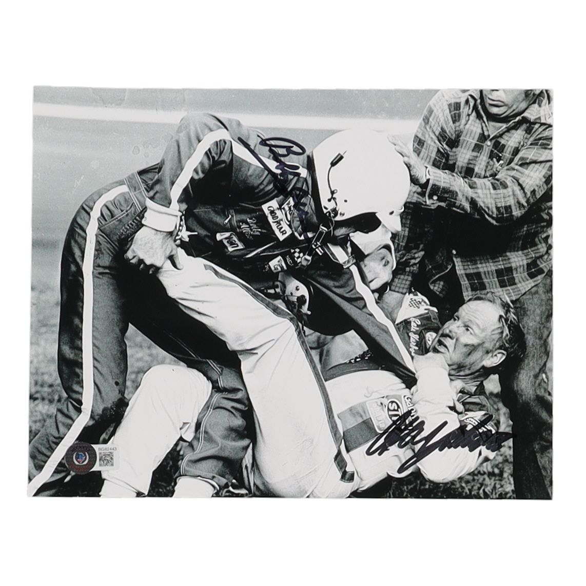 Cale Yarborough & Bobby Allison Signed 8x10 Photo (Beckett) at PristineAuction.com Cale Yarborough & Bobby Allison Signed 8x10 Photo (Beckett) at PristineAuction.com