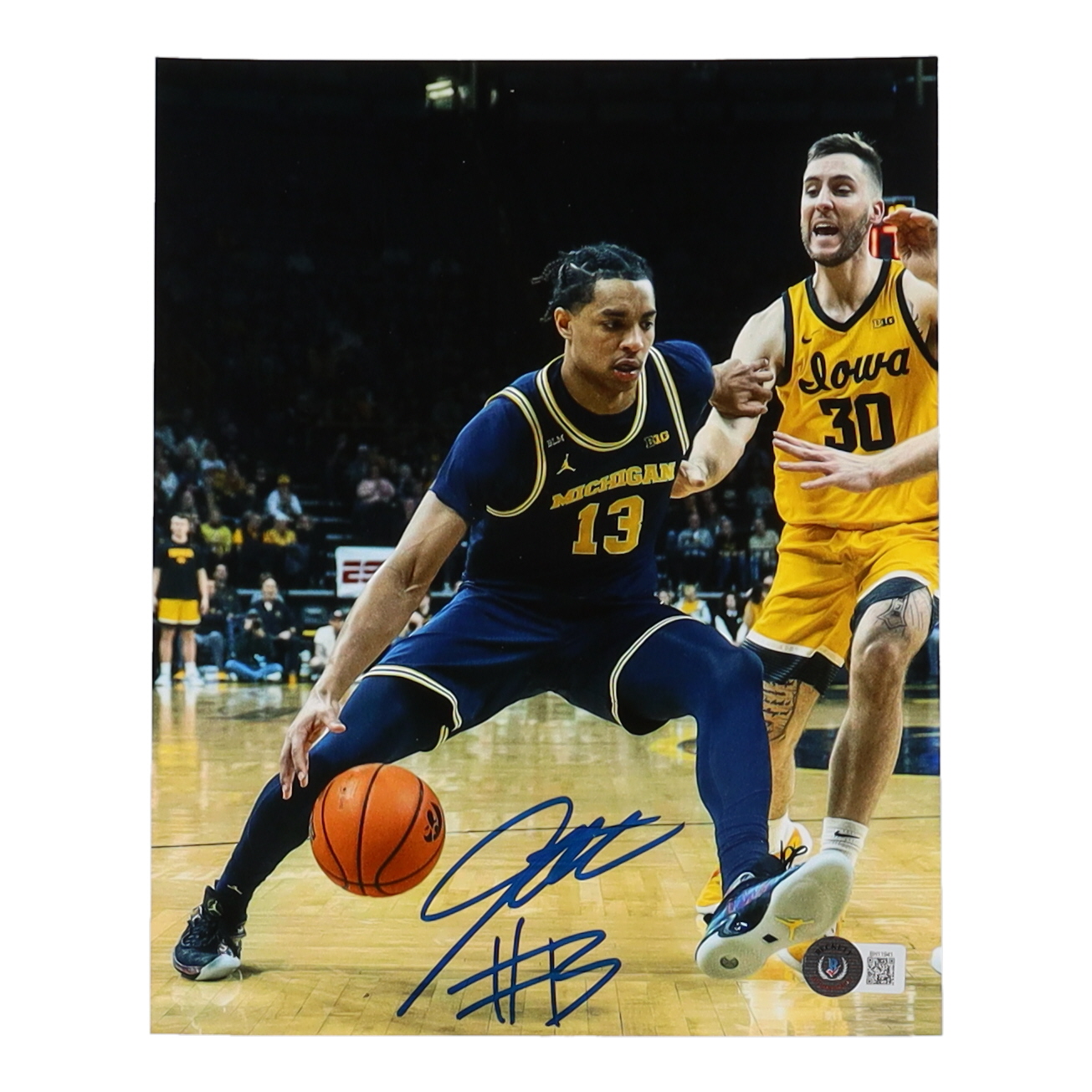 Jett Howard Signed Michigan Wolverines 8x10 Photo (Beckett) at PristineAuction.com Jett Howard Signed Michigan Wolverines 8x10 Photo (Beckett) at PristineAuction.com