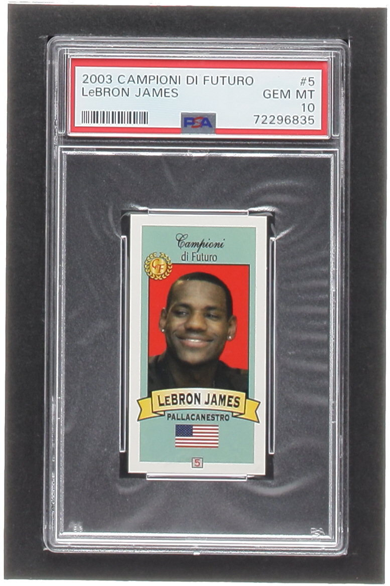 LeBron James 2003 Campioni Di Futuro #5 (PSA 10) at PristineAuction.com LeBron James 2003 Campioni Di Futuro #5 (PSA 10) at PristineAuction.com