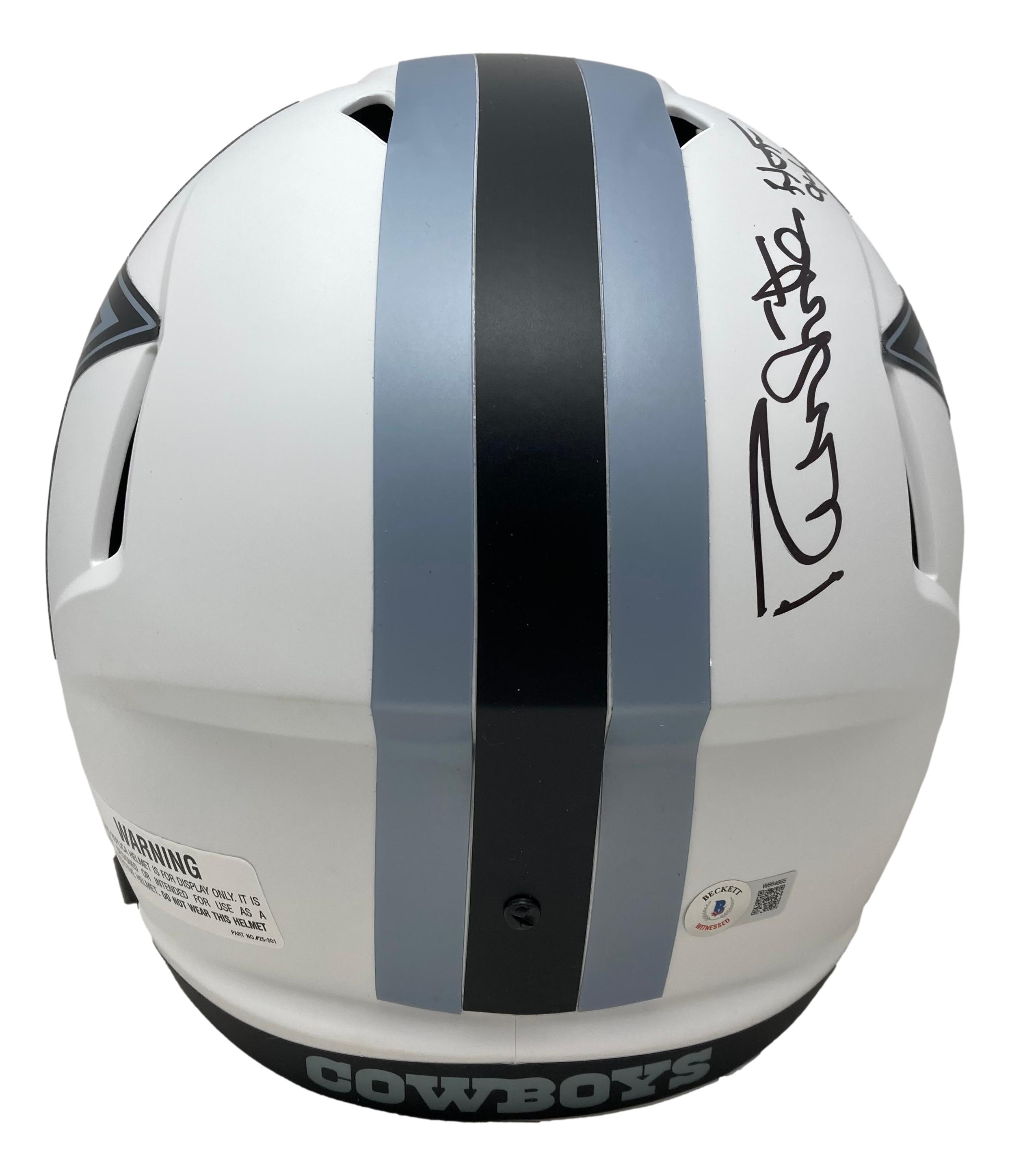 Randy White Signed Cowboys Full-Size Lunar Eclipse Alternate Speed Helmet Inscribed "HOF 94" (Beckett) at PristineAuction.com Randy White Signed Cowboys Full-Size Lunar Eclipse Alternate Speed Helmet Inscribed "HOF 94" (Beckett) at PristineAuction.com