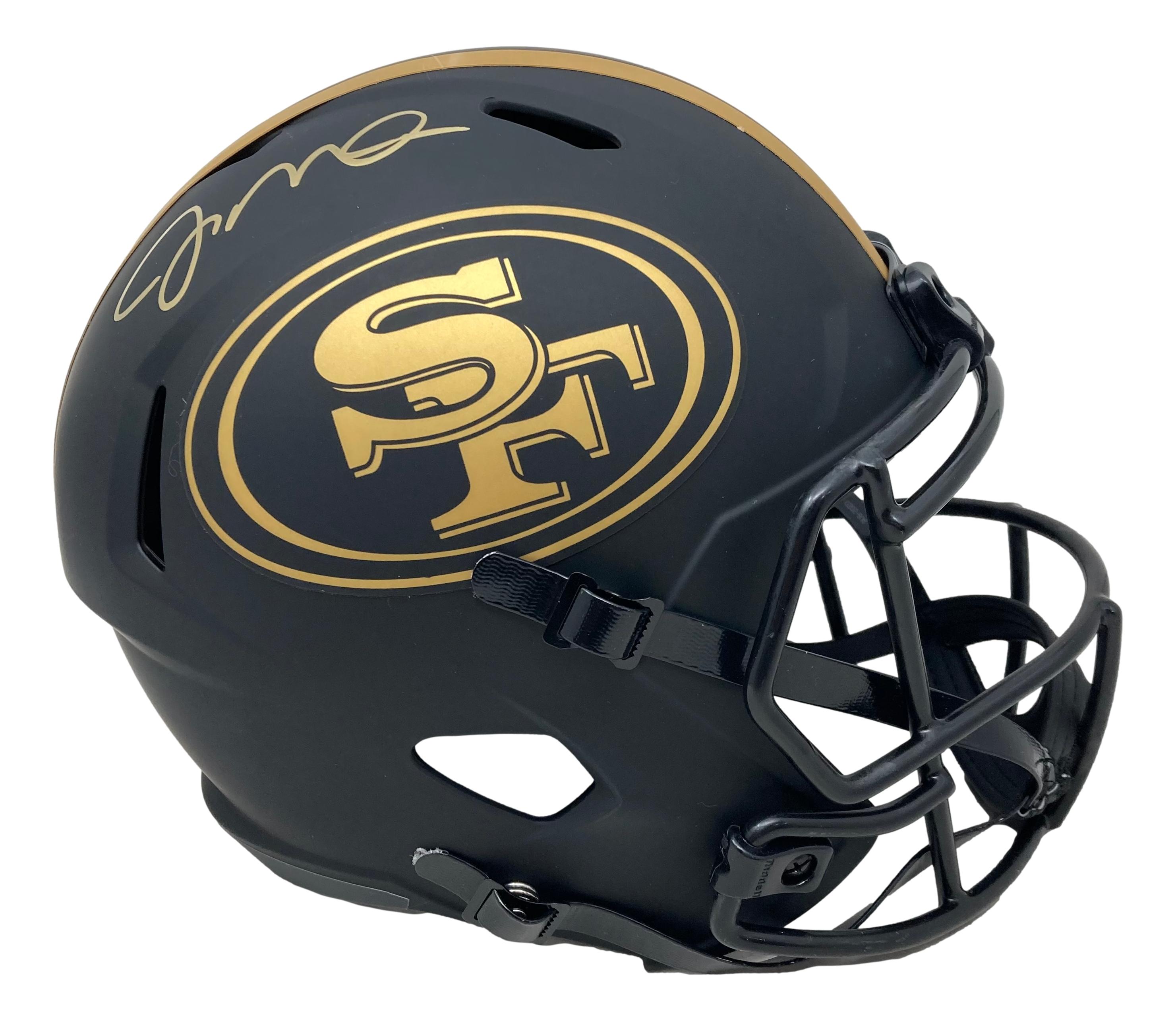 Joe Montana Signed 49ers Full-Size Eclipse Alternate Speed Helmet (JSA) at PristineAuction.com Joe Montana Signed 49ers Full-Size Eclipse Alternate Speed Helmet (JSA) at PristineAuction.com