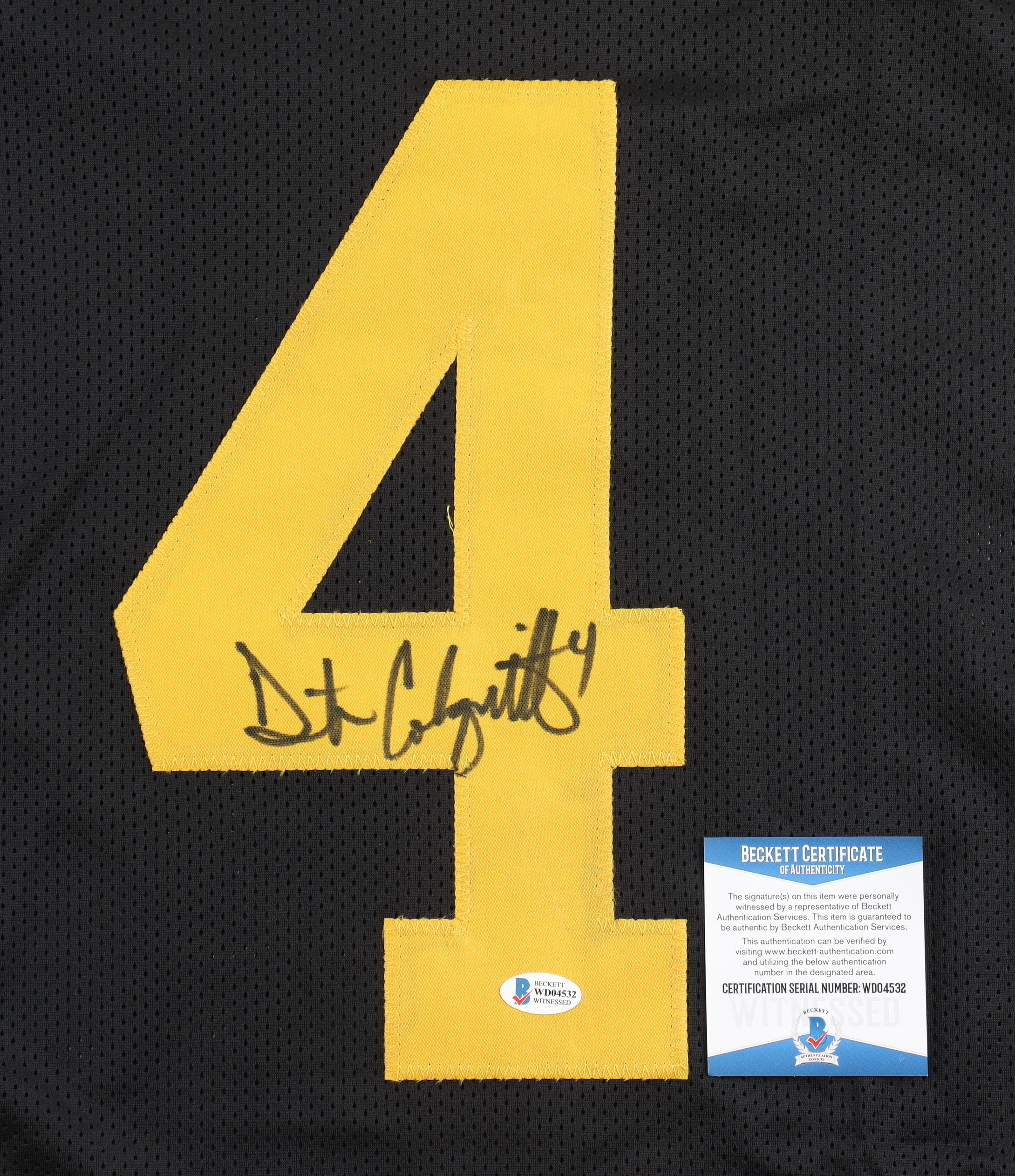 Dustin Colquitt Signed Jersey (Beckett) at PristineAuction.com Dustin Colquitt Signed Jersey (Beckett) at PristineAuction.com