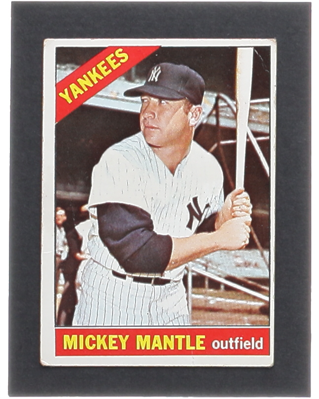 Mickey Mantle 1966 Topps #50 DP at PristineAuction.com Mickey Mantle 1966 Topps #50 DP at PristineAuction.com