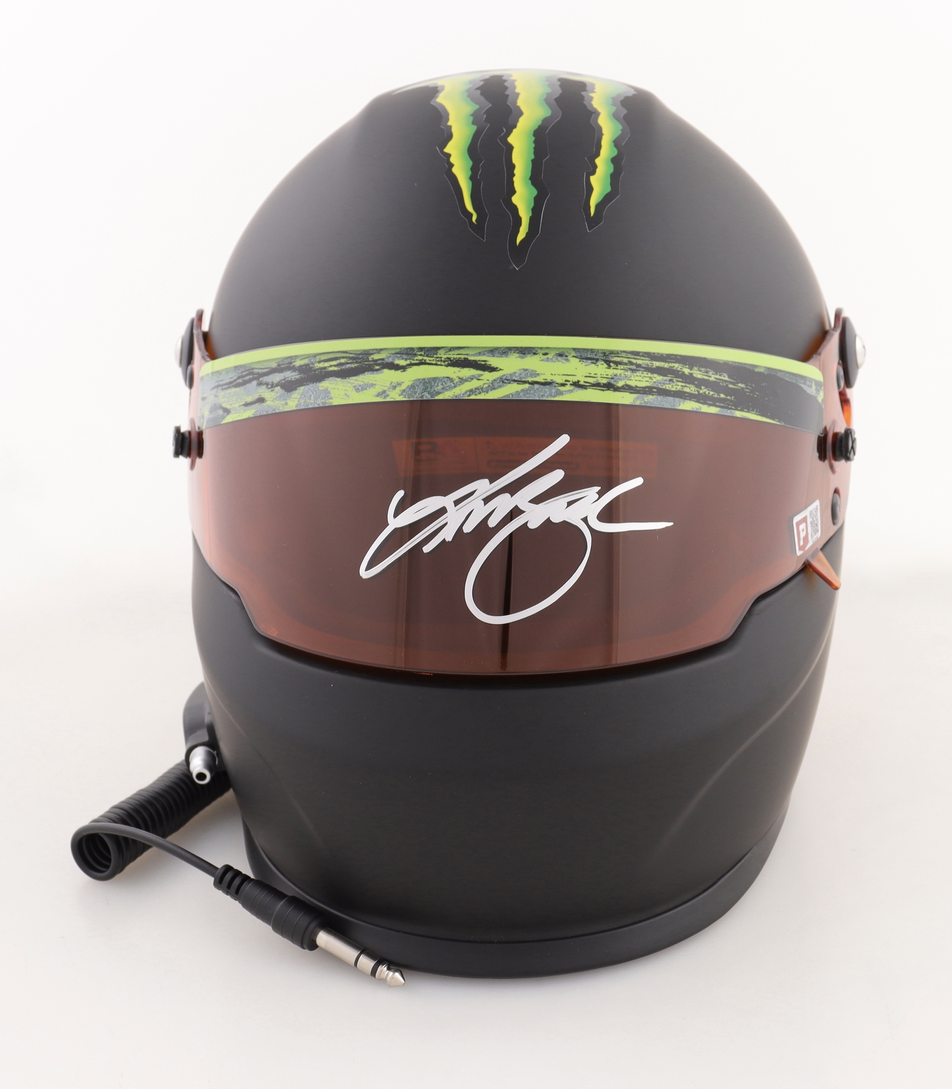 Kurt Busch Signed NASCAR Monster Energy Full-Size Helmet (PA) at PristineAuction.com Kurt Busch Signed NASCAR Monster Energy Full-Size Helmet (PA) at PristineAuction.com