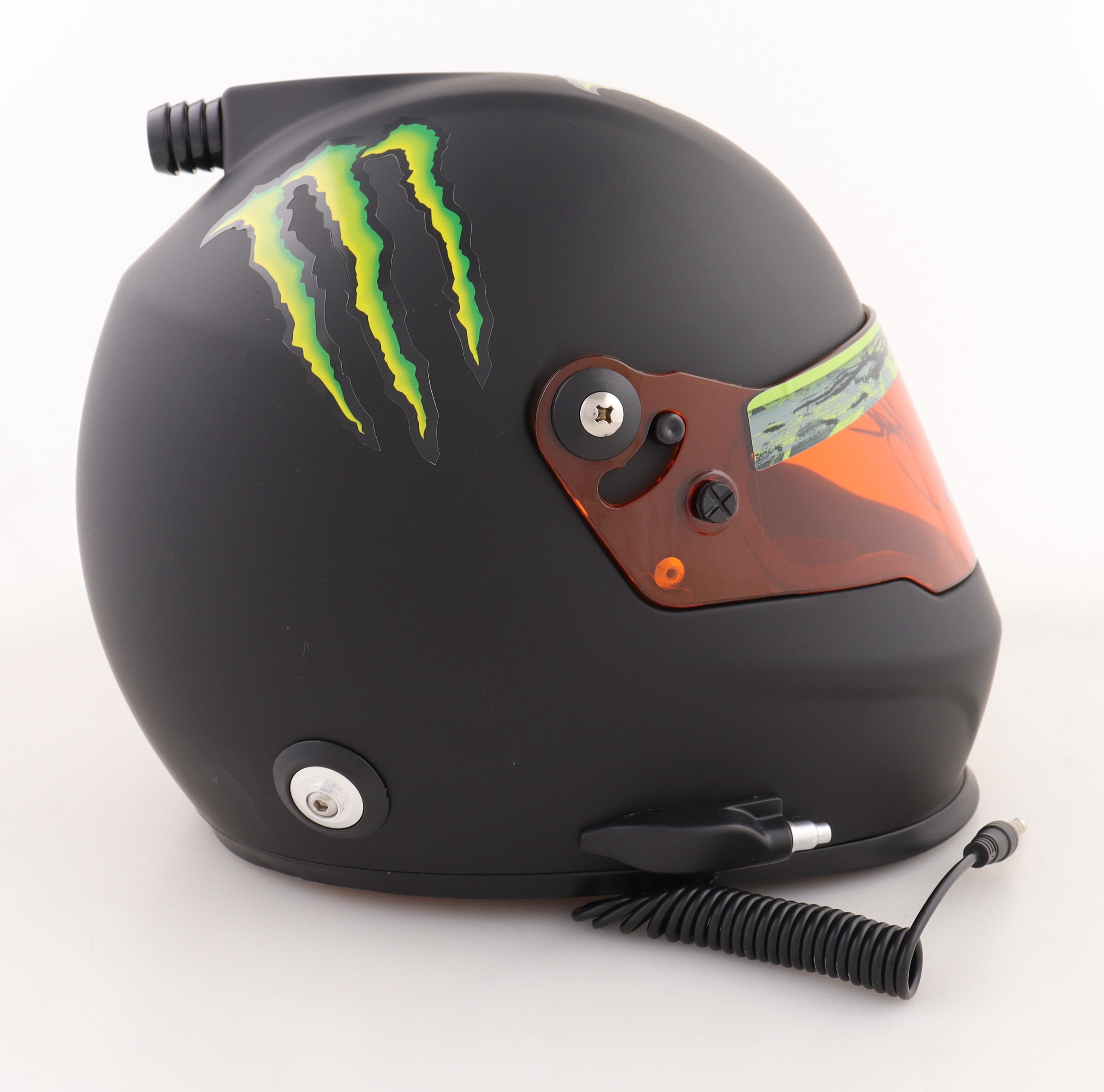 Kurt Busch Signed NASCAR Monster Energy Full-Size Helmet (PA) at PristineAuction.com Kurt Busch Signed NASCAR Monster Energy Full-Size Helmet (PA) at PristineAuction.com