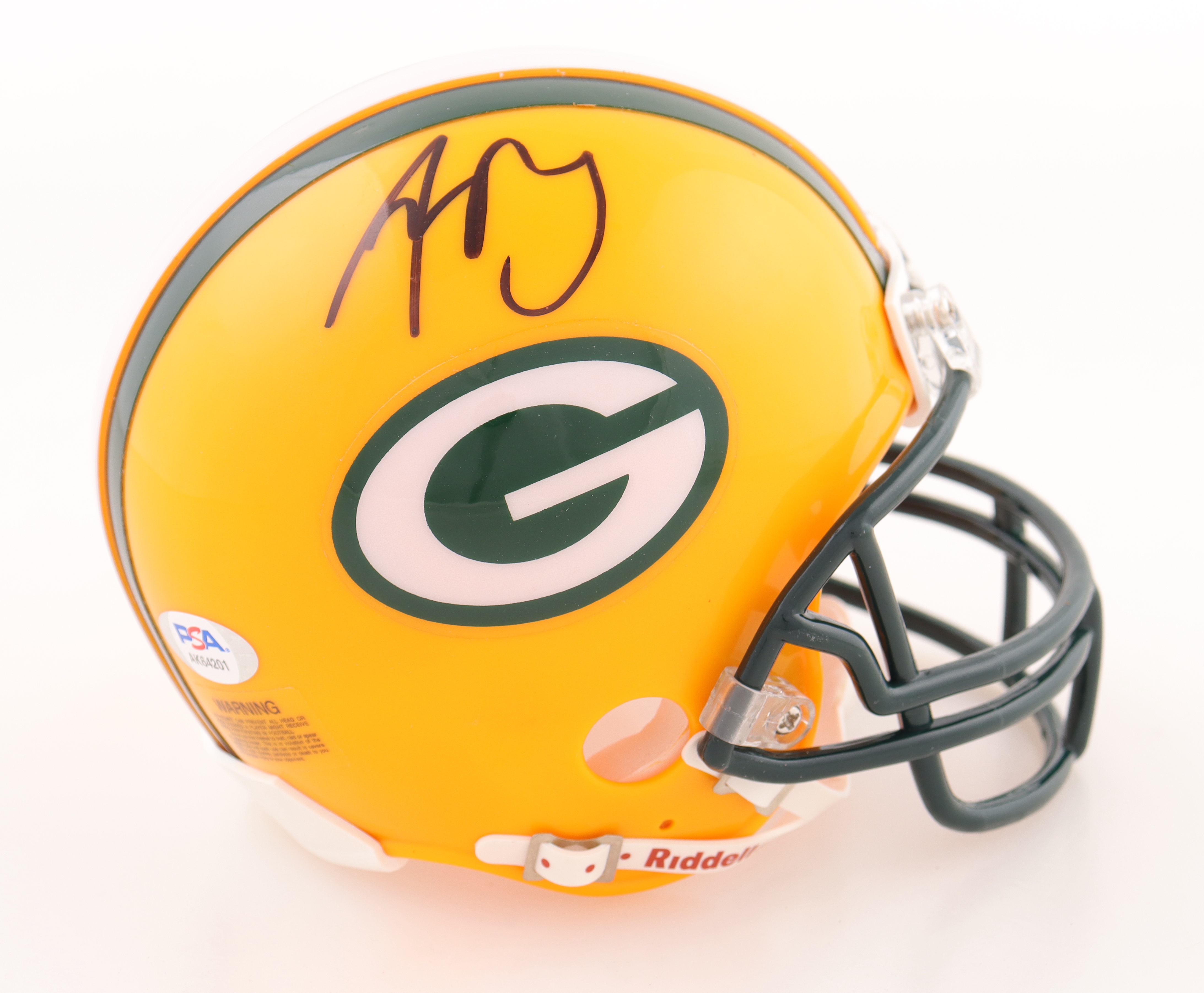 Aaron Rodgers Signed Packers Mini Helmet (PSA) at PristineAuction.com Aaron Rodgers Signed Packers Mini Helmet (PSA) at PristineAuction.com