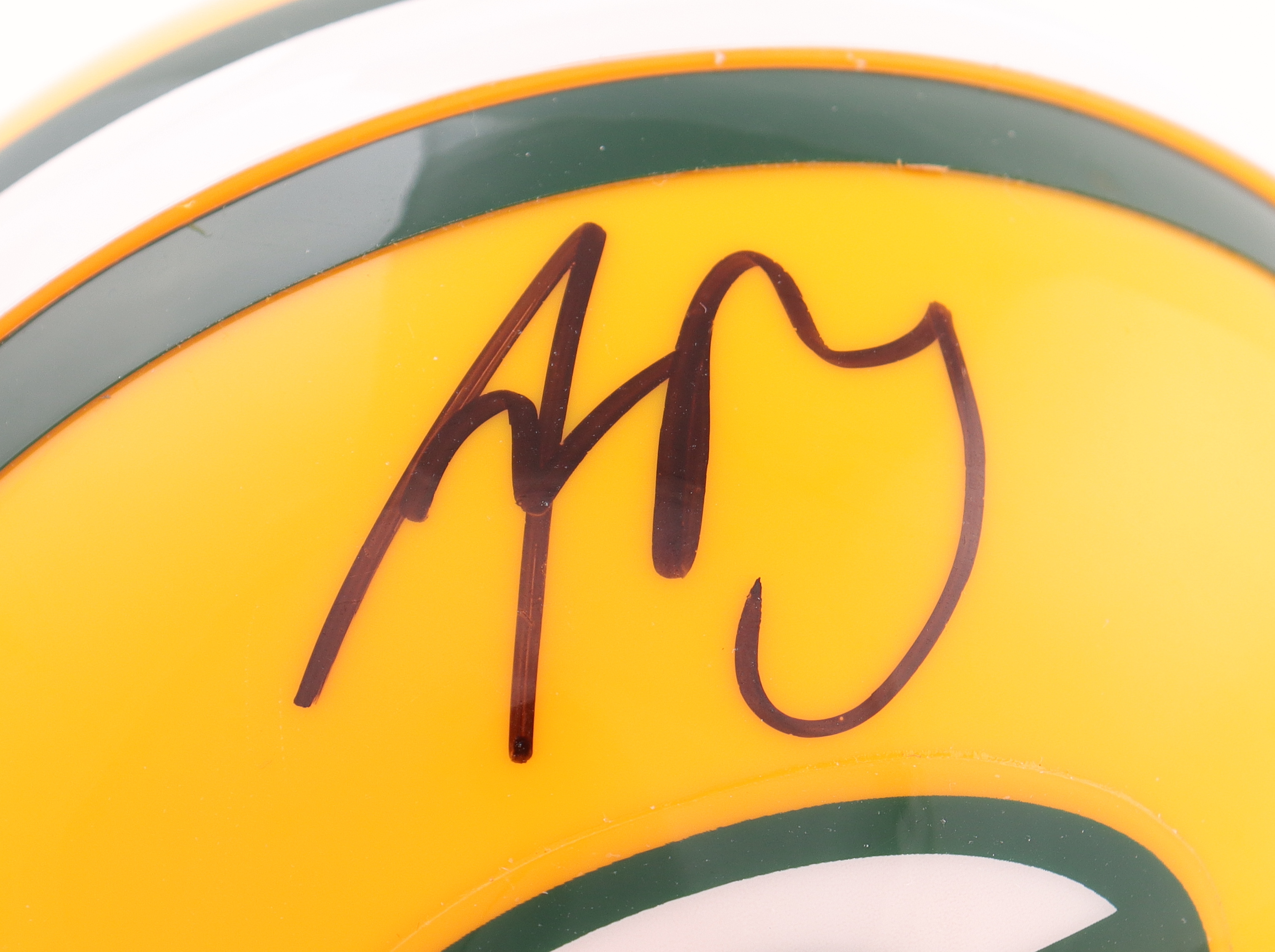 Aaron Rodgers Signed Packers Mini Helmet (PSA) at PristineAuction.com Aaron Rodgers Signed Packers Mini Helmet (PSA) at PristineAuction.com