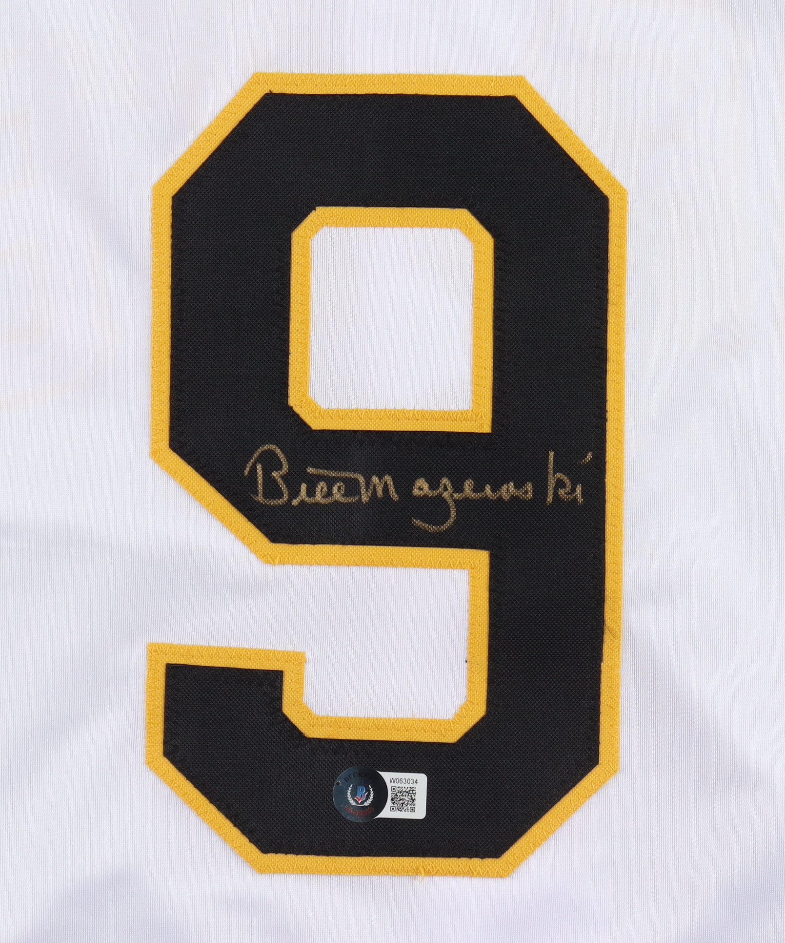 Bill Mazeroski Signed Jersey (Beckett) at PristineAuction.com Bill Mazeroski Signed Jersey (Beckett) at PristineAuction.com