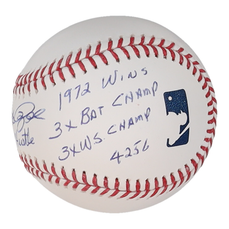 Pete Rose Signed OML Baseball With Multiple Inscriptions (Beckett) at PristineAuction.com Pete Rose Signed OML Baseball With Multiple Inscriptions (Beckett) at PristineAuction.com