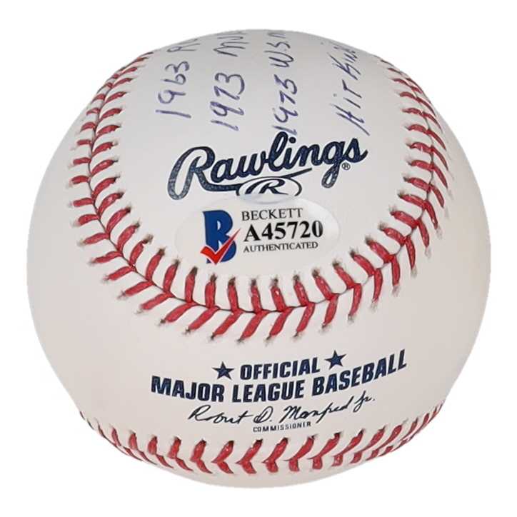 Pete Rose Signed OML Baseball With Multiple Inscriptions (Beckett) at PristineAuction.com Pete Rose Signed OML Baseball With Multiple Inscriptions (Beckett) at PristineAuction.com