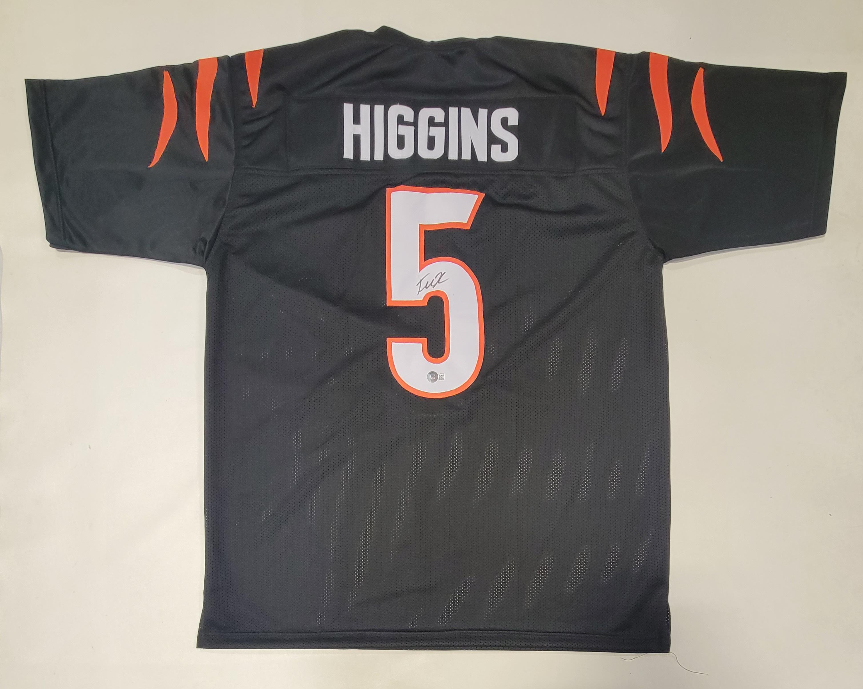 Tee Higgins Signed Jersey (Beckett) at PristineAuction.com Tee Higgins Signed Jersey (Beckett) at PristineAuction.com