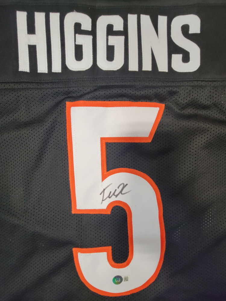Tee Higgins Signed Jersey (Beckett) at PristineAuction.com Tee Higgins Signed Jersey (Beckett) at PristineAuction.com