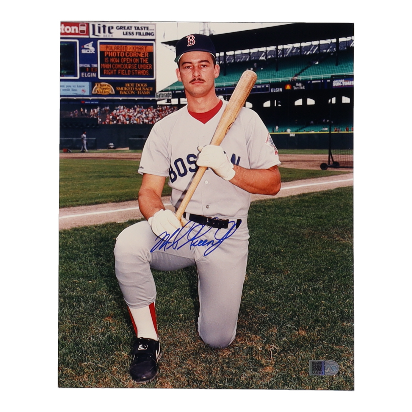 Mike Greenwell Signed Red Sox 8x10 Photo (AIV) at PristineAuction.com Mike Greenwell Signed Red Sox 8x10 Photo (AIV) at PristineAuction.com