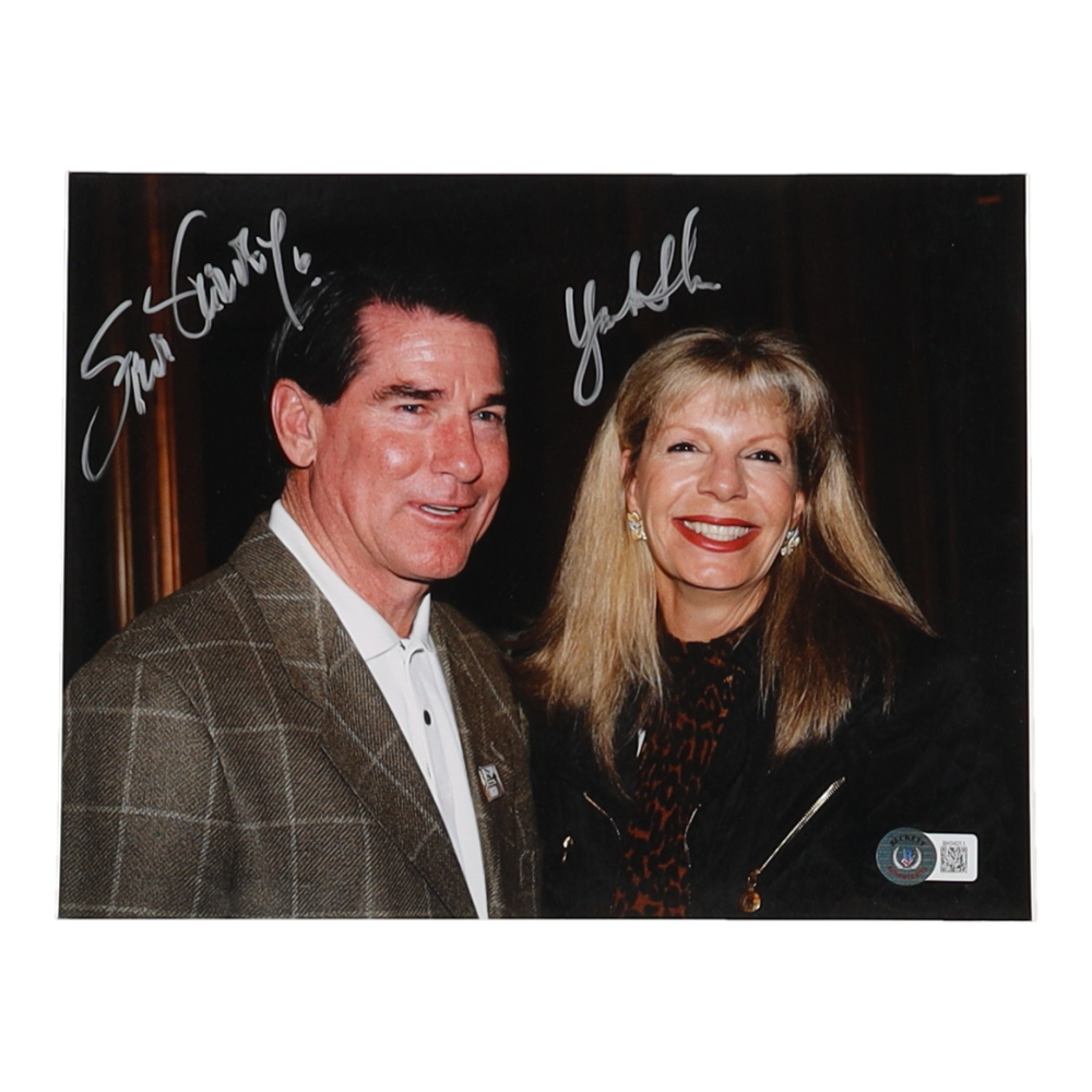 Steve Garvey & Yasmin Aga Khan Signed 8x10 Photo (Beckett) | Pristine ...
