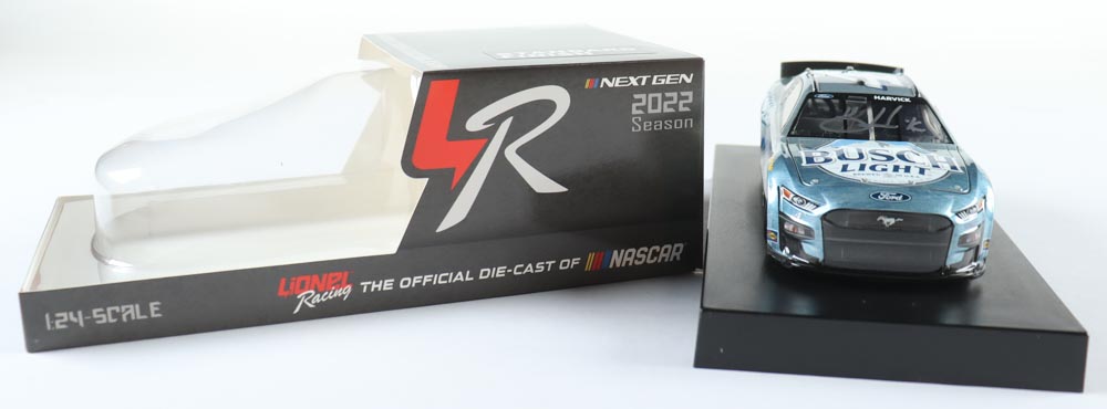 Kevin Harvick Signed LE NASCAR #4 Busch Light Beer 2022 Mustang - 1:24 Diecast Car (PA) at PristineAuction.com Kevin Harvick Signed LE NASCAR #4 Busch Light Beer 2022 Mustang - 1:24 Diecast Car (PA) at PristineAuction.com
