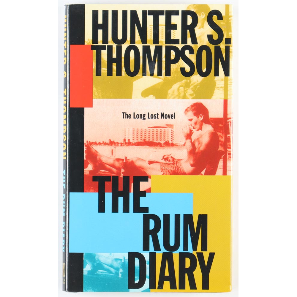 Hunter S. Thompson Signed "The Rum Diary" Book (Beckett) Pristine Auction