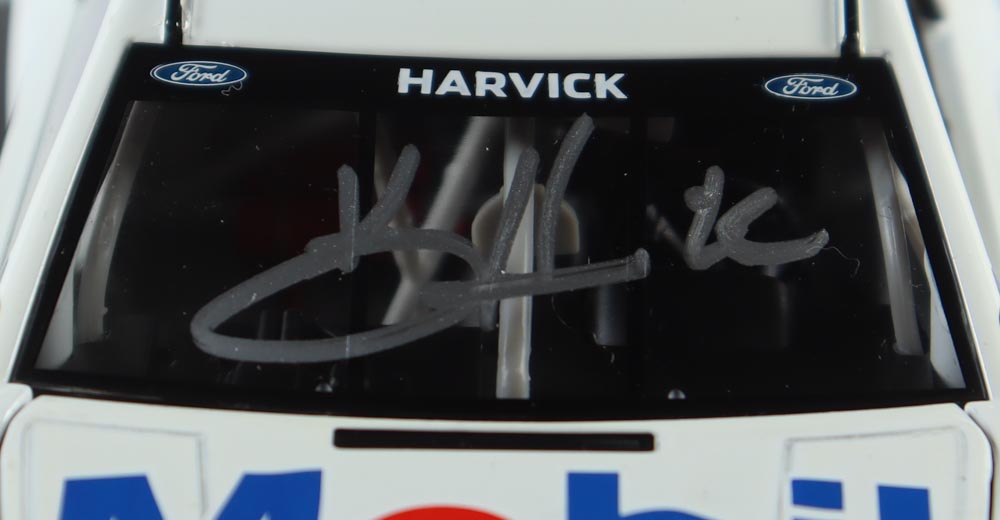 Kevin Harvick Signed LE NASCAR #4 Mobil 1 Throwback 2021 Mustang - 1:24 Diecast Car (PA) at PristineAuction.com Kevin Harvick Signed LE NASCAR #4 Mobil 1 Throwback 2021 Mustang - 1:24 Diecast Car (PA) at PristineAuction.com