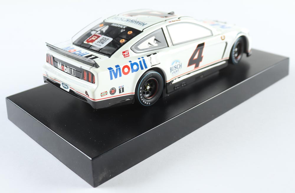 Kevin Harvick Signed LE NASCAR #4 Mobil 1 Throwback 2021 Mustang - 1:24 Diecast Car (PA) at PristineAuction.com Kevin Harvick Signed LE NASCAR #4 Mobil 1 Throwback 2021 Mustang - 1:24 Diecast Car (PA) at PristineAuction.com