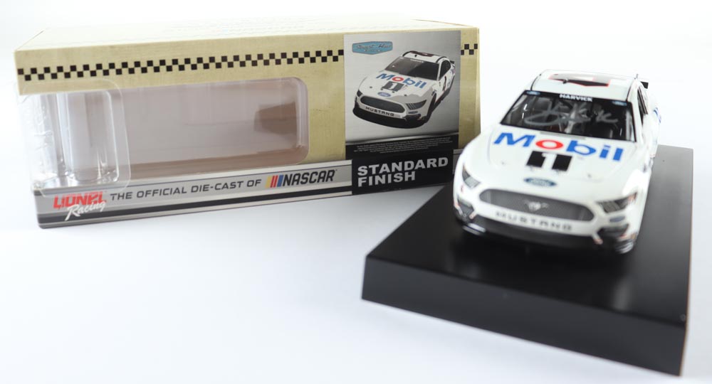 Kevin Harvick Signed LE NASCAR #4 Mobil 1 Throwback 2021 Mustang - 1:24 Diecast Car (PA) at PristineAuction.com Kevin Harvick Signed LE NASCAR #4 Mobil 1 Throwback 2021 Mustang - 1:24 Diecast Car (PA) at PristineAuction.com