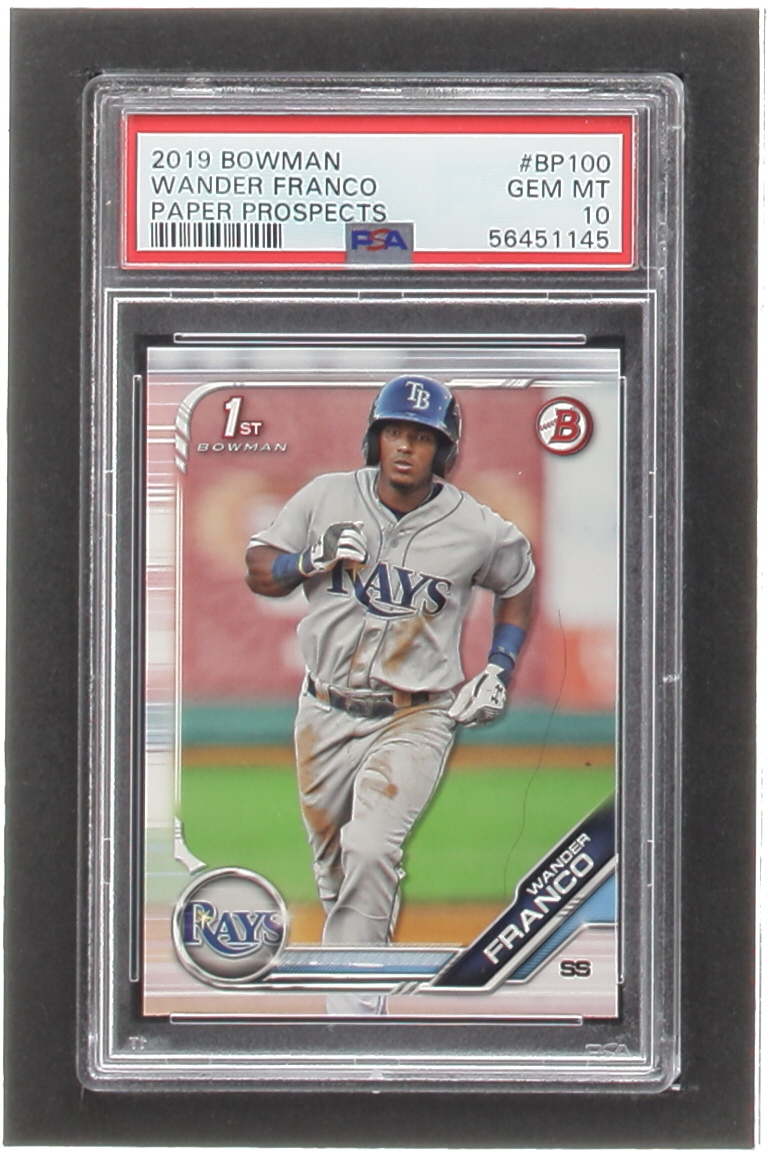 Wander Franco 2019 Bowman Prospects #BP100 (PSA 10) at PristineAuction.com Wander Franco 2019 Bowman Prospects #BP100 (PSA 10) at PristineAuction.com