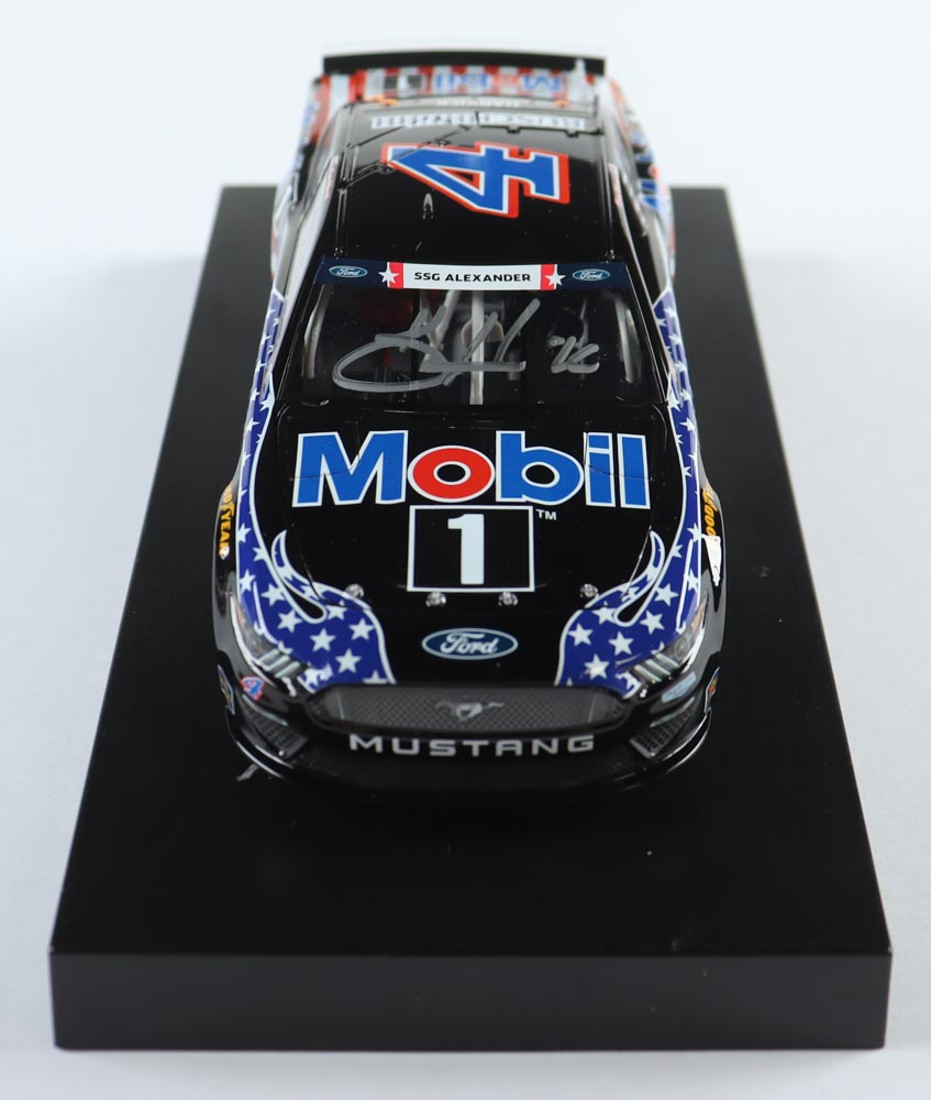 Kevin Harvick Signed LE NASCAR #4 Mobil 1 Salutes 2021 Mustang - 1:24 Diecast Car (PA) at PristineAuction.com Kevin Harvick Signed LE NASCAR #4 Mobil 1 Salutes 2021 Mustang - 1:24 Diecast Car (PA) at PristineAuction.com