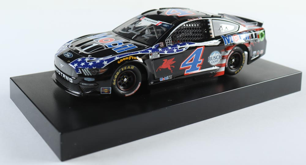Kevin Harvick Signed LE NASCAR #4 Mobil 1 Salutes 2021 Mustang - 1:24 Diecast Car (PA) at PristineAuction.com Kevin Harvick Signed LE NASCAR #4 Mobil 1 Salutes 2021 Mustang - 1:24 Diecast Car (PA) at PristineAuction.com