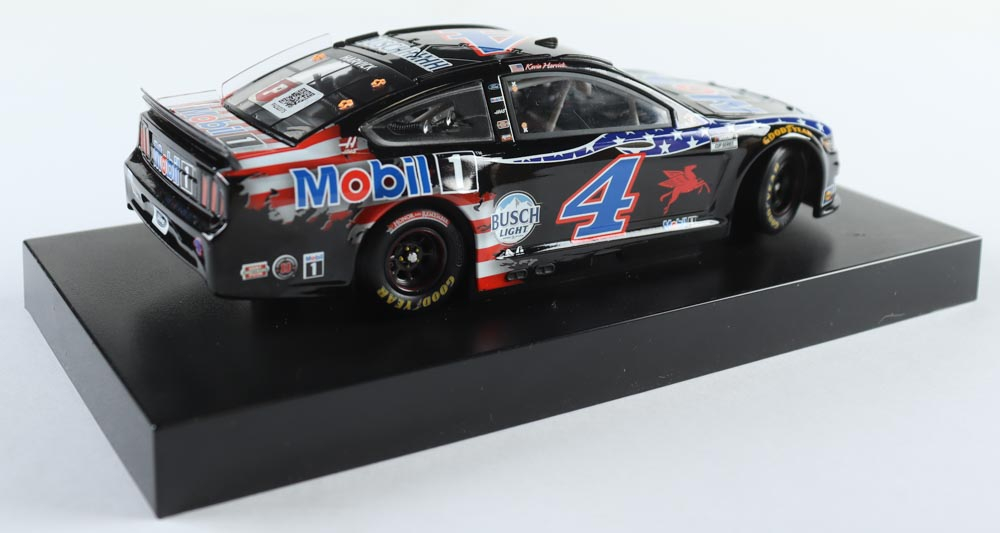 Kevin Harvick Signed LE NASCAR #4 Mobil 1 Salutes 2021 Mustang - 1:24 Diecast Car (PA) at PristineAuction.com Kevin Harvick Signed LE NASCAR #4 Mobil 1 Salutes 2021 Mustang - 1:24 Diecast Car (PA) at PristineAuction.com