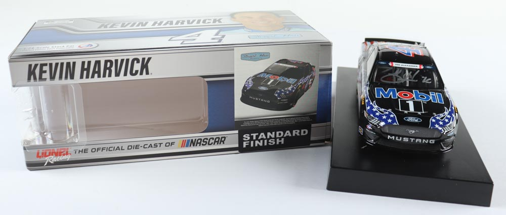 Kevin Harvick Signed LE NASCAR #4 Mobil 1 Salutes 2021 Mustang - 1:24 Diecast Car (PA) at PristineAuction.com Kevin Harvick Signed LE NASCAR #4 Mobil 1 Salutes 2021 Mustang - 1:24 Diecast Car (PA) at PristineAuction.com