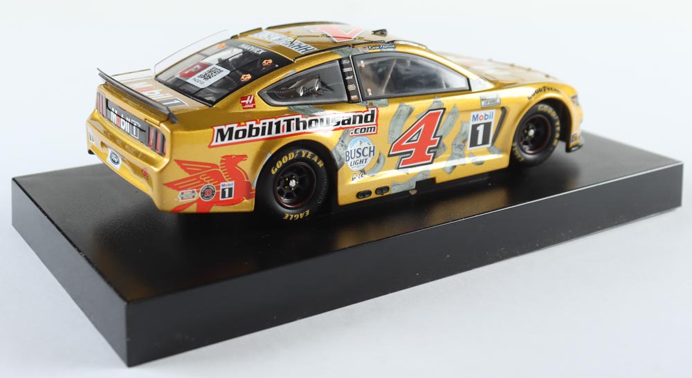 Kevin Harvick Signed LE NASCAR #4 Mobil 1 Thousand.com 2021 Mustang - 1:24 Diecast Car (PA) at PristineAuction.com Kevin Harvick Signed LE NASCAR #4 Mobil 1 Thousand.com 2021 Mustang - 1:24 Diecast Car (PA) at PristineAuction.com