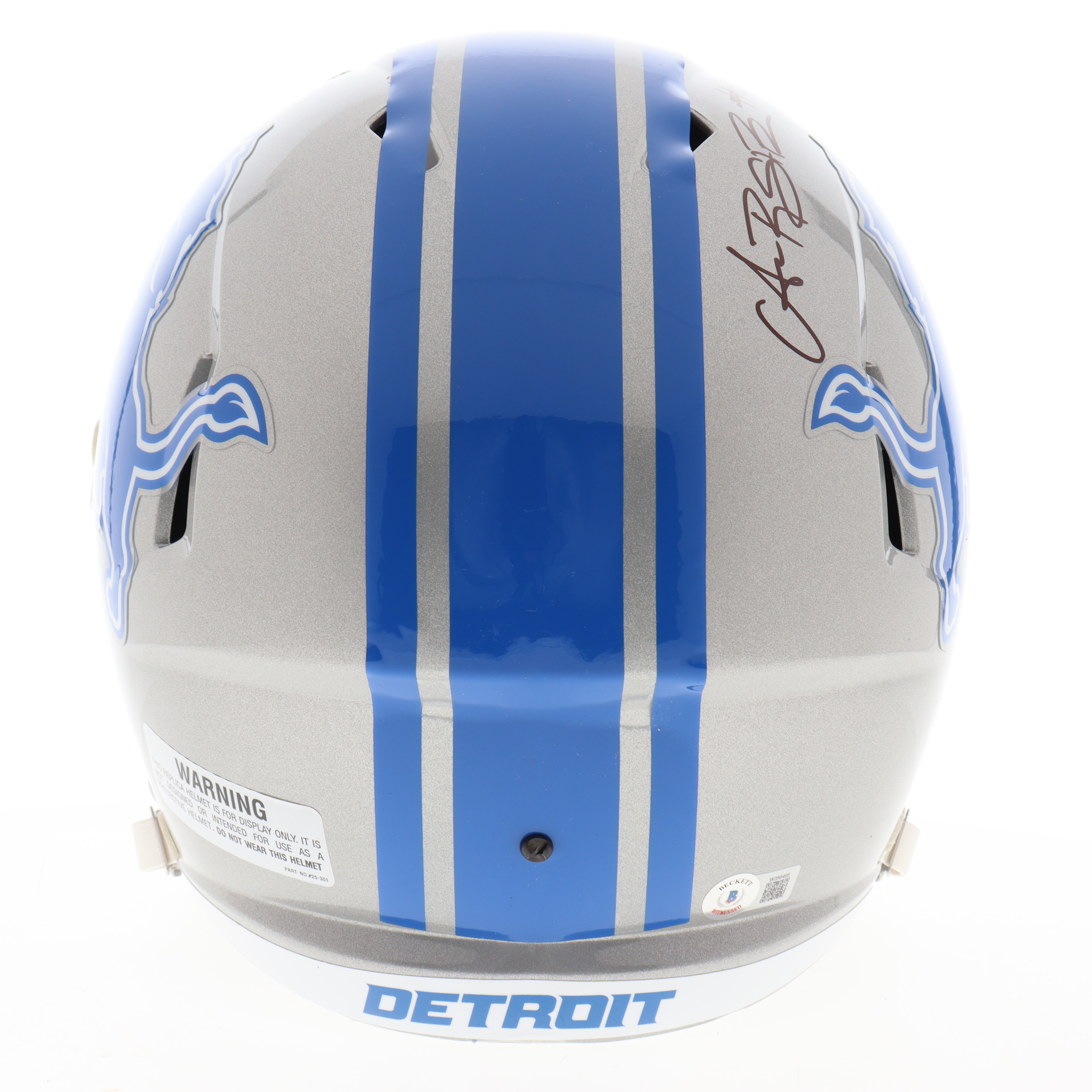 Amon-Ra St. Brown Signed Lions Full-Size Speed Helmet (Beckett) at PristineAuction.com Amon-Ra St. Brown Signed Lions Full-Size Speed Helmet (Beckett) at PristineAuction.com