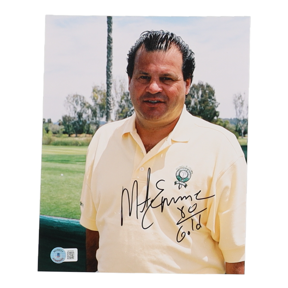 Mike Eruzione Signed 8x10 Photo Inscribed "80 Gold" (Beckett) at PristineAuction.com Mike Eruzione Signed 8x10 Photo Inscribed "80 Gold" (Beckett) at PristineAuction.com