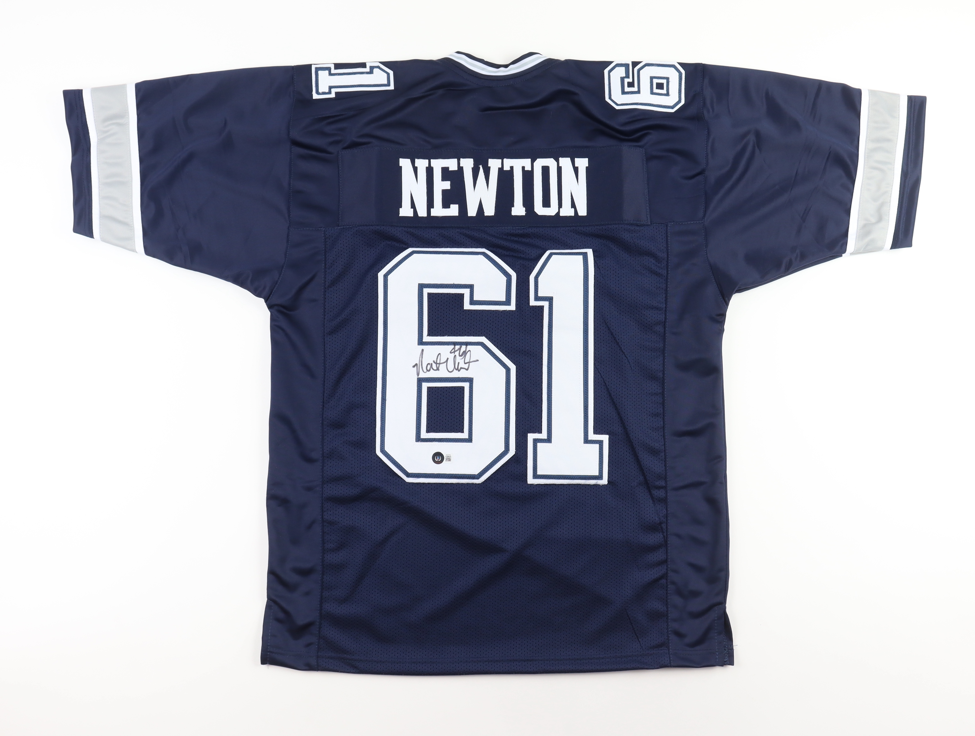 Nate Newton Signed Jersey (Beckett) at PristineAuction.com Nate Newton Signed Jersey (Beckett) at PristineAuction.com