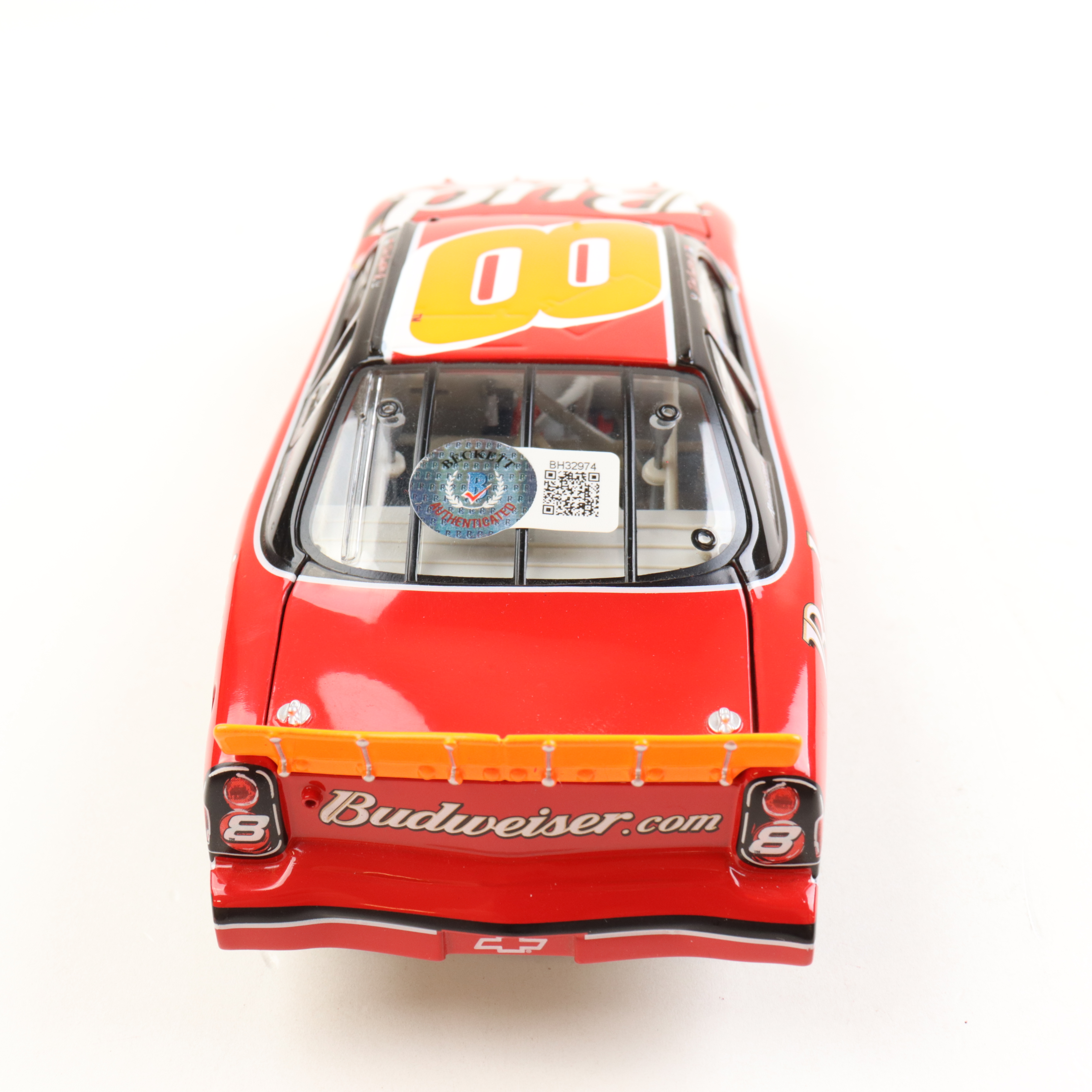 Dale Earnhardt Jr. Signed LE #8 Budweiser / 3rd Talladega Win / Raced Version 2002 Monte Carlo 1:24 Diecast Car (Beckett) at PristineAuction.com Dale Earnhardt Jr. Signed LE #8 Budweiser / 3rd Talladega Win / Raced Version 2002 Monte Carlo 1:24 Diecast Car (Beckett) at PristineAuction.com