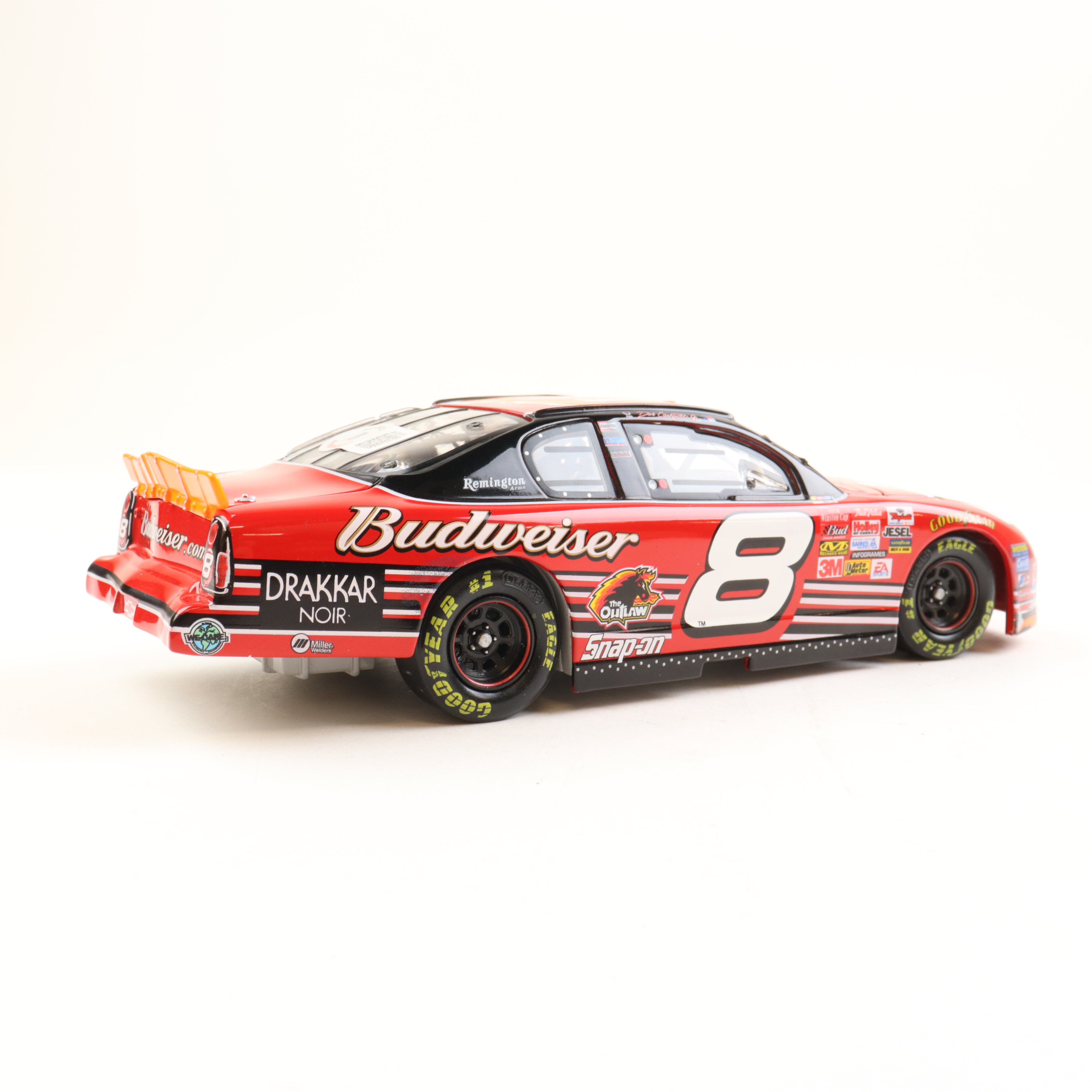 Dale Earnhardt Jr. Signed LE #8 Budweiser / 3rd Talladega Win / Raced Version 2002 Monte Carlo 1:24 Diecast Car (Beckett) at PristineAuction.com Dale Earnhardt Jr. Signed LE #8 Budweiser / 3rd Talladega Win / Raced Version 2002 Monte Carlo 1:24 Diecast Car (Beckett) at PristineAuction.com
