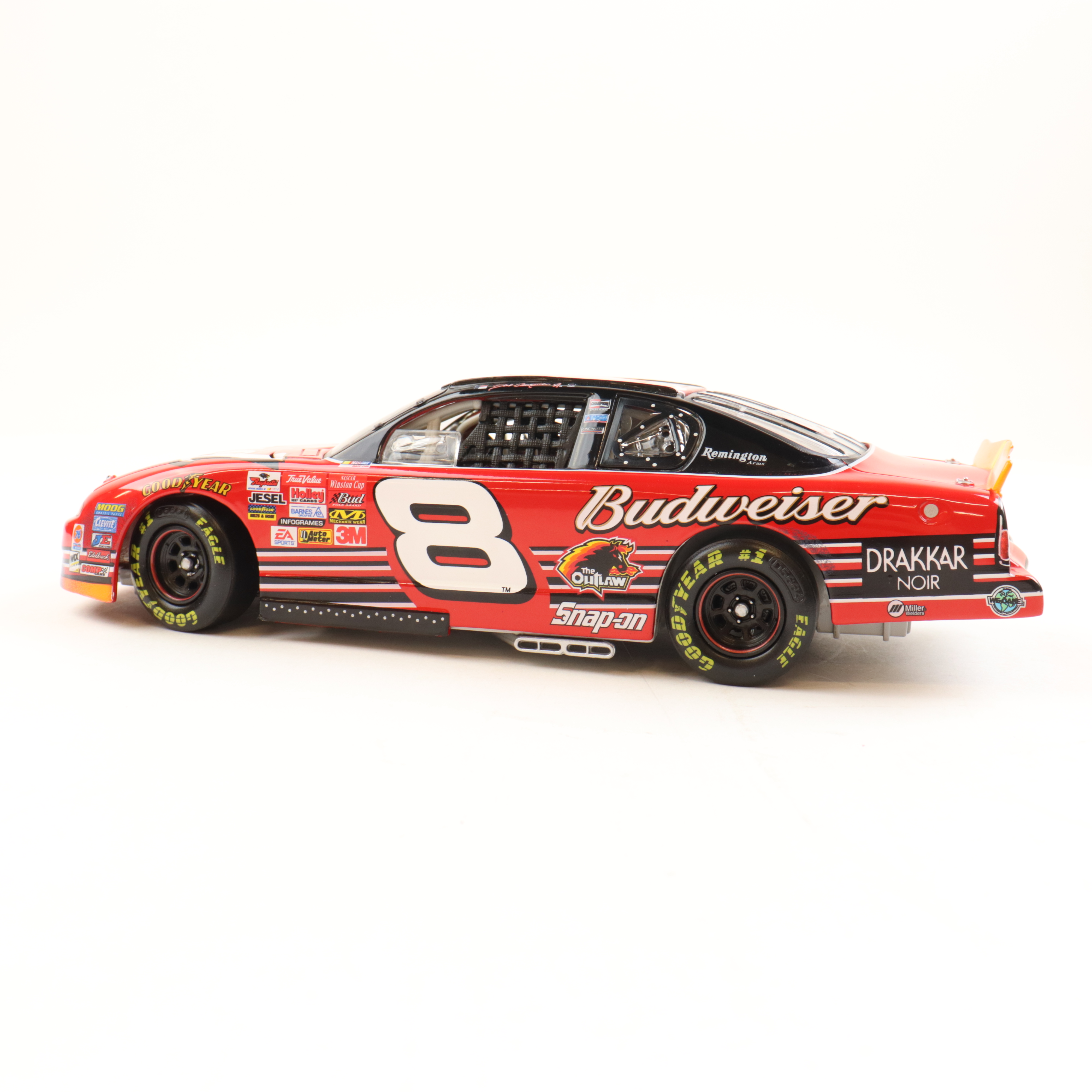 Dale Earnhardt Jr. Signed LE #8 Budweiser / 3rd Talladega Win / Raced Version 2002 Monte Carlo 1:24 Diecast Car (Beckett) at PristineAuction.com Dale Earnhardt Jr. Signed LE #8 Budweiser / 3rd Talladega Win / Raced Version 2002 Monte Carlo 1:24 Diecast Car (Beckett) at PristineAuction.com